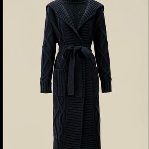 Cyrus Black Knit Cardigan